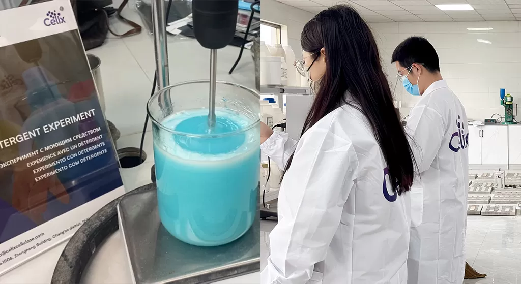 Celix Cellulose HPMC PM-Pro-75US ensuring crystal clarity and stability in liquid detergent formulas Celix Cellulose HPMC PM-Pro-75US ensuring crystal clarity and stability in liquid detergent formulas